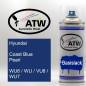 Preview: Hyundai, Coast Blue Pearl, WU6 / WU / VU8 / WU7: 400ml Sprühdose, von ATW Autoteile West.